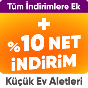 Tüm İndirimlere Ek Küçük Ev Aletlerinde Sepette 10% İndirim Fırsatı