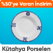 Kütahya Porselen ürünlerinde Sepette %50'ye varan İndirimler