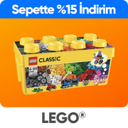 LEGO® Oyuncak Yapım Setlerinde Sepette Net %15 İndirim