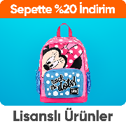 Çanta ve mataralarda sepette %20 indirim