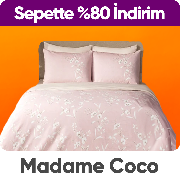 Madame Coco ürünlerinde Sepette %80 net indirim