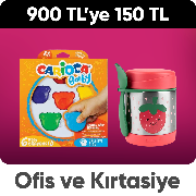 Kırtasiye Ürünlerinde  350 TL'ye 50 TL,600 TL'ye 100 TL, 900 TL'ye 150 TL İndirim