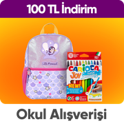 Okula dönüşe Özel Kırtasiye Ürünlerinde 600 TL'ye 100 TL İndirim