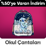 Okul ve Besleneme Çantalarında Sepette %50'ye Varan İndirim