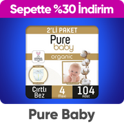 Pure Baby Bebek Bezi ve Islak Mendillerde Sepette %30 İndirim