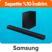 Seçili Samsung Soundbarlarda %10 Sepet İndirimi