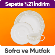 Sofra mutfak ürünlerinde %21 indirim 