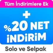 Selpak,Solo,Uni Baby Ürünlerinde Tüm İndirimlere Ek %20  İndirim