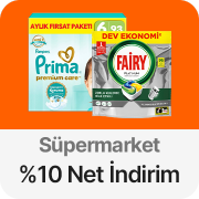Süpermarket ürünlerinde net 10 indirim