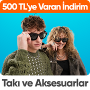 Saat, gözlük ve aksesuarlarda 500 TL'ye varan indirim