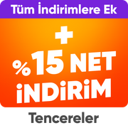 Tencere ve düdüklü tencerelerde İndirimlere ek sepette %15 net indirim