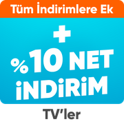 Seçili Televizyonlarda %10 Sepet İndirimi