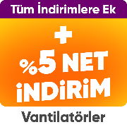 Klima ve vantilatörlerde Sepette %10 Net İndirim!