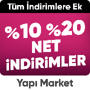 Premium' a Özel Yapı Market Ürünlerinde Sepette %10 -%15- %20 Net İndirim