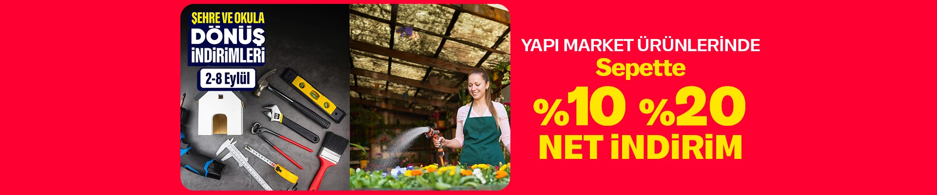 Yapı Market Ürünlerinde Fırsat Günleri
