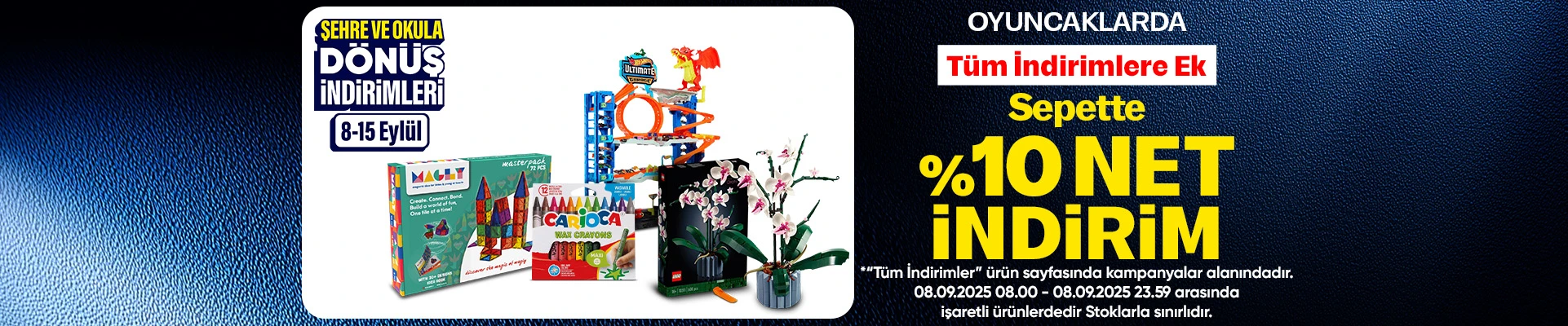 oyuncak %10 net indirim