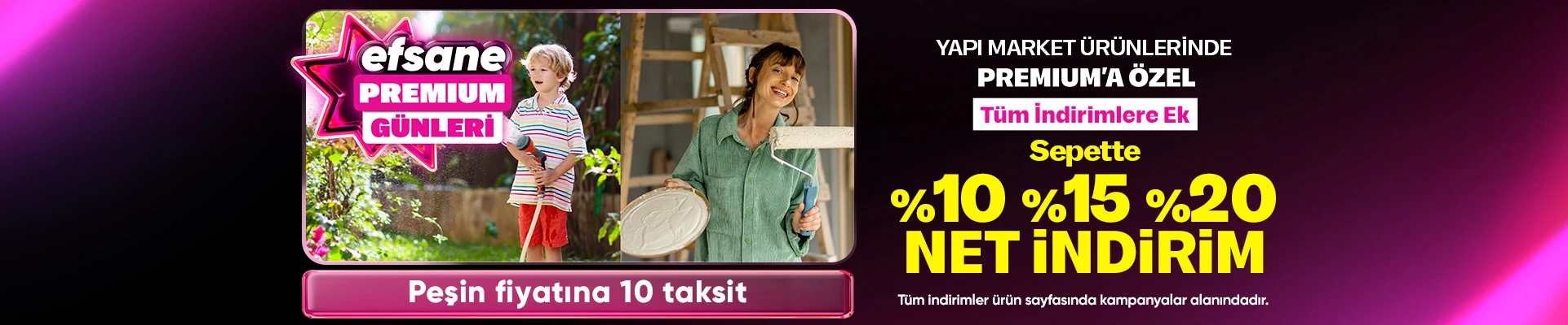 Yapı Market Ürünlerinde Fırsat Günleri