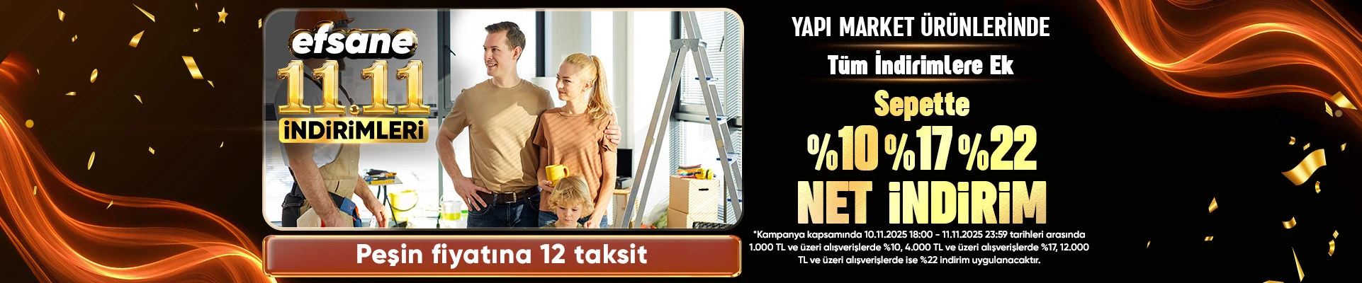 Yapı Market Ürünlerinde Fırsat Günleri