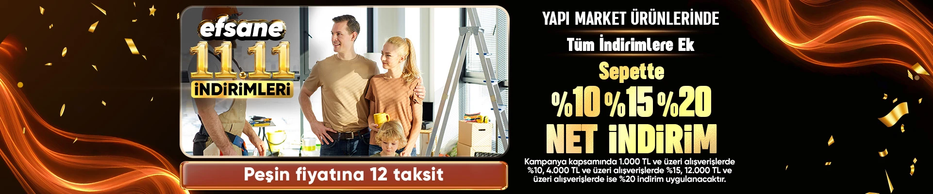 Yapı Market Ürünlerinde Fırsat Günleri