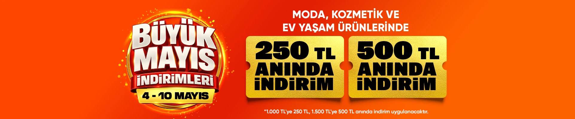 Büyük Mayıs Kupon İndirimleri