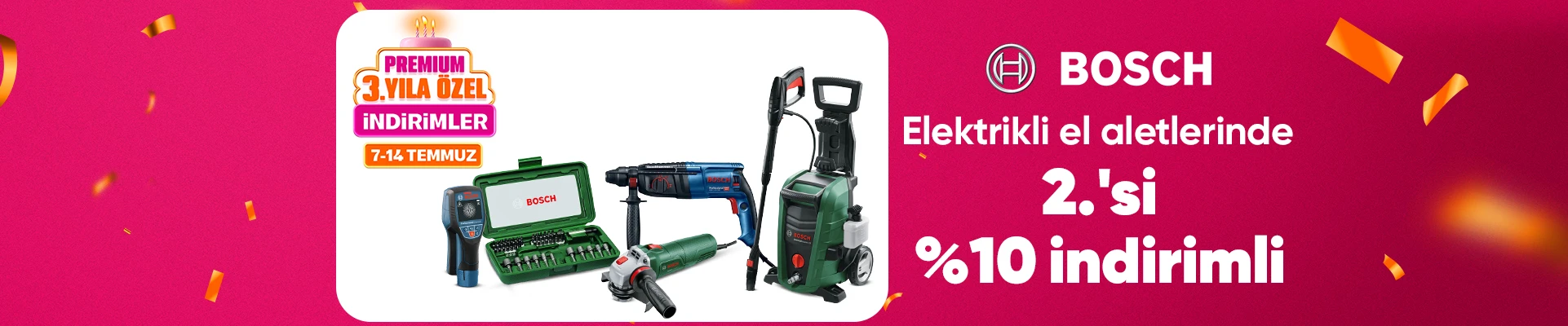 Yapı Market Bosch Ürünlerinde Fırsatlar