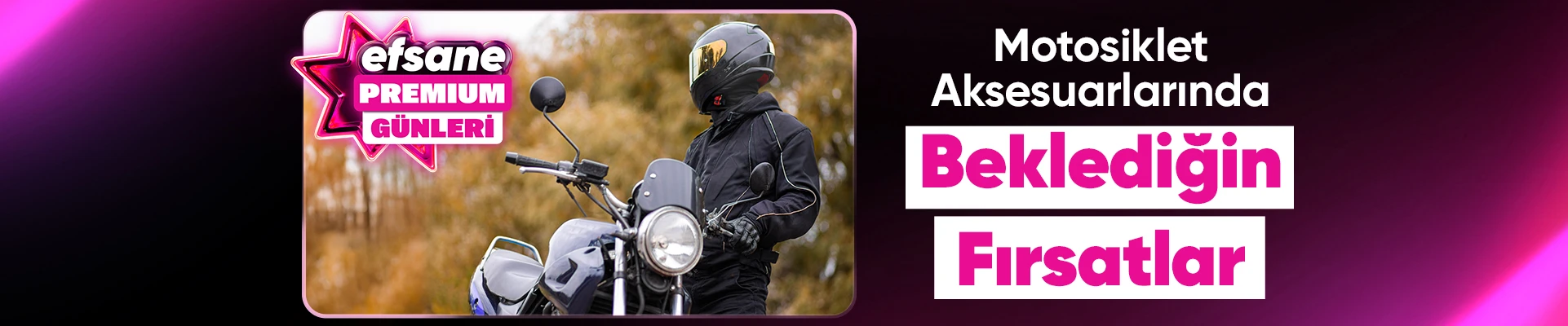 Motosiklet Ürünlerinde Fırsatlar