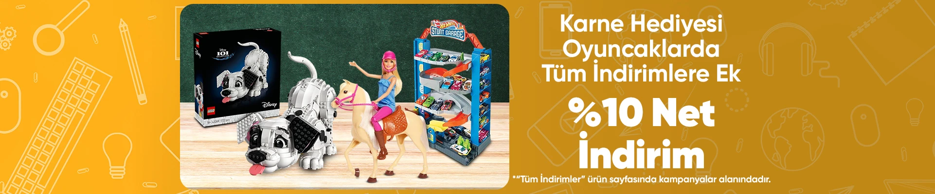 Karne Hediyesi Oyuncaklarda Sepette %50'ye Varan İndirim