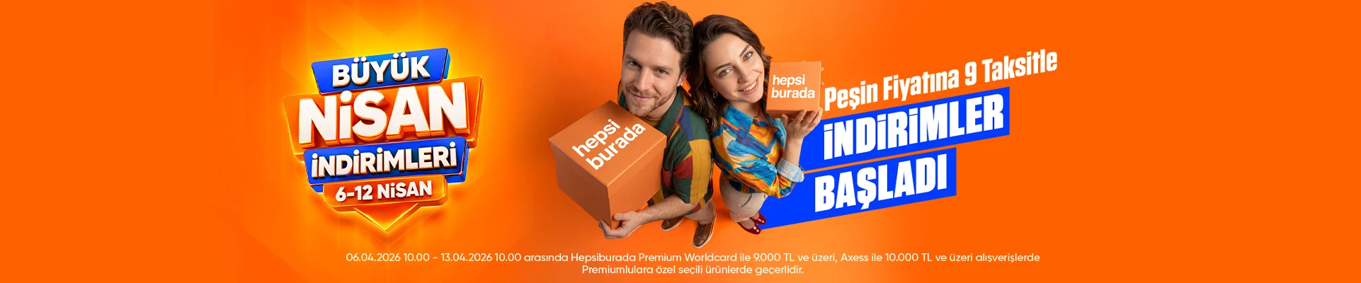 büyük nisan indirimler başladı