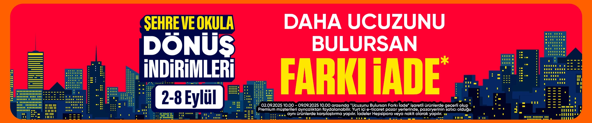Şehre ve Okula Dönüş İndirimleri Başladı