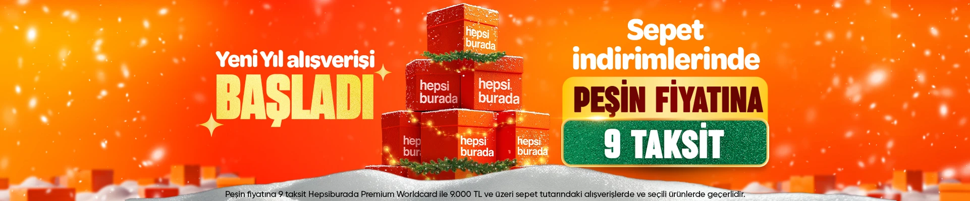 Yeni Yıl Sepet İndirimleri