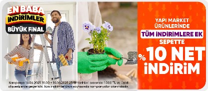 En Baba İndirimler Yapı Market Net İndirim