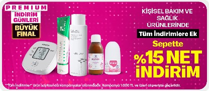 Kişisel Bakım& Sağlık 1000-%15
