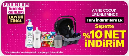 anne cocuk urunlerinde net indirimler