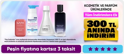 Kozmetik ve Parfüm ürünlerinde 1500 TL'ye 300 TL indirim