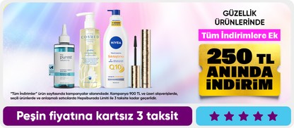 Güzellik ürünlerinde 900 TL'ye 250 TL indirim