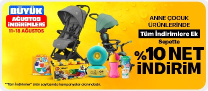 Anne çocuk %10 net indirim