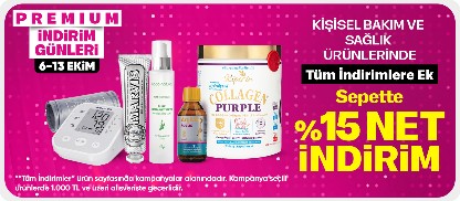 Kişisel Bakım& Sağlık 1000-%15