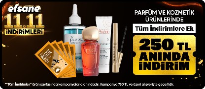Kozmetik&Parfüm ürünlerinde 750 TL'ye 250 TL indirim