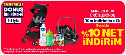 anne cocuk urunlerinde net indirimler 
