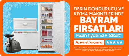 Derin dondurucu ve kıyma makinelerinde bayram fırsatları
