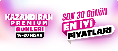 Son 30 gün en iyi fiyatları