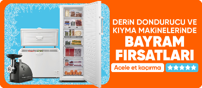 Derin dondurucu ve kıyma makinelerinde bayram fırsatları