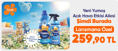 Yeni Yumoş Açık Hava Etkisi Ailesi Şimdi Burada  Lasmana özel 259,90 TL