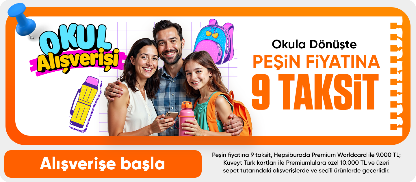 Daha ucuzunu bulursan farkı iade  Peşin fiyatına 9 taksit
