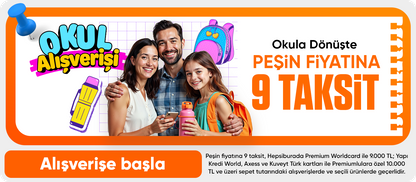 Daha ucuzunu bulursan farkı iade  Peşin fiyatına 9 taksit