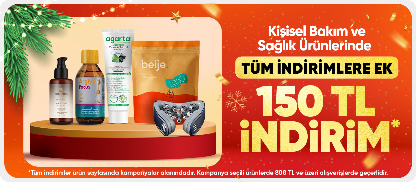 Kişisel bakım 800TL ve Üzerine 150TL İndirim
