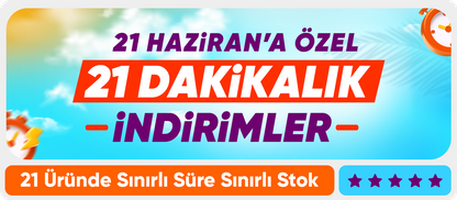 21 Haziran'a Özel 21 Dakikalık İndirimler