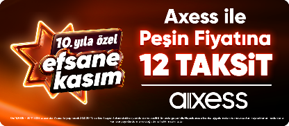 axess ile peşin fiyatına 12 taksit