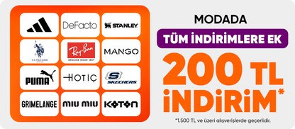 Modada Tüm indirimlere ek 200 TL İndirim