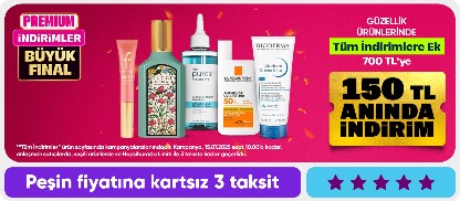 Güzellik Ürünlerinde Tüm İndirimlere Ek 150 TL Anında İndirim*